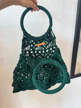 Load image into Gallery viewer, Zimmermann - Macrame Tote Bag - Forrest Green - M - RRP$595
