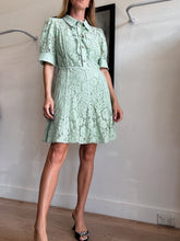 Load image into Gallery viewer, ME+EM - Mini Lace Shirt Dress - Mint - 14
