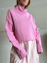 Load image into Gallery viewer, Aje - Crepe Knit Sweater - Pink - S
