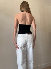 Load image into Gallery viewer, Elka Collective - Knit Halter Top - Black - 6

