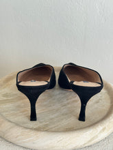 Load image into Gallery viewer, Stuart Weitzman - Lulah Pointed Mules - Black  Suede - 41.5 - w box - RRP$695
