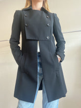 Load image into Gallery viewer, Chloe - Double Breasted Coat - Black - 38
