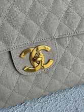 Load image into Gallery viewer, Chanel - Quilted Canvas Jumbo Classic Single Flap Bag - Beige - L
