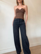 Load image into Gallery viewer, Pasduchas - Strapless Cupped Aldo Bodice - Fudge Brown - 8 - RRP $250
