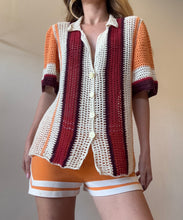Load image into Gallery viewer, Nagnata - Shorts - Orange w white stripe - S/M
