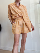 Load image into Gallery viewer, Bassike - LS Shirt &amp; boxer Shorts Set - Orange - 1
