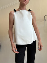Load image into Gallery viewer, Harris Tapper - Lise Bow Detail Top - Ivory - 8
