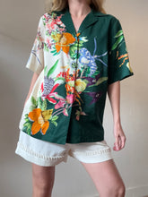 Load image into Gallery viewer, Alemais - Aggie Floral Linen Blend Shirt - Green - 10 - RRP $480

