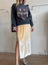 Load image into Gallery viewer, Kit X - Velvet/Silk Skirt - Yellow - 8
