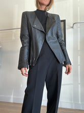 Load image into Gallery viewer, Rebecca Vallance - Leather Jacket - Black leather - 12
