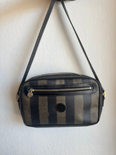 Load image into Gallery viewer, Fendi - Vintage Pequin Stripe Crossbody Camera Bag - Brown - S
