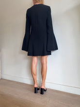 Load image into Gallery viewer, Ellery - Bell Sleeve Mini Dress - Black - 8
