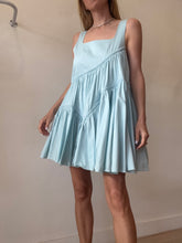 Load image into Gallery viewer, Aje - Casabianca Sleeveless Braided Mini Dress - Ice Blue - 8 - RRP $395
