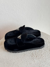 Load image into Gallery viewer, Prada - Velvet Slippers - Black - 35 - new w box - RRP$1,740
