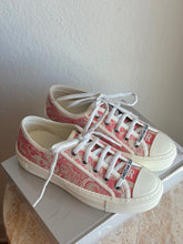 Load image into Gallery viewer, Dior - Walk'n'Sneaker Oblique Embroidered Sneakers - Pink- 36 -RRP$1650
