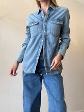 Load image into Gallery viewer, Wardrobe.NYC - Denim Shirt - Light Denim - XS
