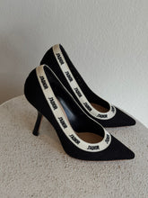 Load image into Gallery viewer, Dior - J&#39;Adior Shoes - Black Ribbon  - 37
