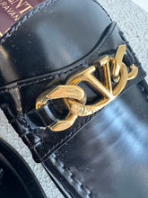 Load image into Gallery viewer, Valentino - V Logo Loafers - Black - 39 - new - RRP$1,690
