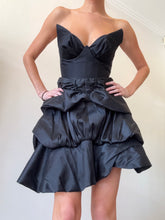 Load image into Gallery viewer, Aje - Bubble Mini Skirt - Black - 10
