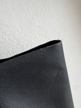 Load image into Gallery viewer, (as is) Saint Laurent - Supple East West Tote Bag w Scarf - Black - Med - RRP - $2320
