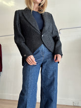 Load image into Gallery viewer, Chanel - Single Button Jacket - Grey Tweed - 44
