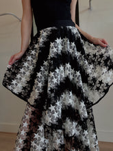 Load image into Gallery viewer, Romance Was Born - Constellation Lace  Skirt - Black/White - L
