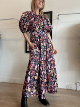 Load image into Gallery viewer, Husk - Dress - Black w Multi Floral Print - 12

