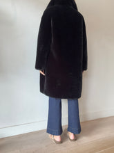 Load image into Gallery viewer, Friends with Frank - Oversize Faux Fur Coat - Black - XS
