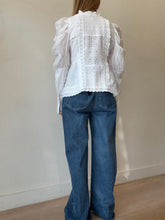 Load image into Gallery viewer, Joslin - Imogen Linen Ramie Blouse - White - 8
