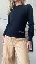Load image into Gallery viewer, Zimmermann -Cashmere  Jumper - Black w logo - 1
