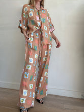Load image into Gallery viewer, Palm Noosa - Mirage SS Shirt(10) &amp; Pants(12) set - Terracotta - M
