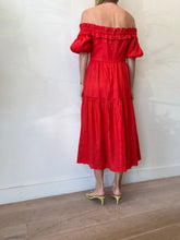 Load image into Gallery viewer, Rebecca Vallance - Portia Maxi Dress - Red - RRP$674
