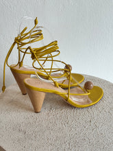 Load image into Gallery viewer, Ulla Johnson - Ball Heels Shoes - Yellow - 39 - RRP $1050
