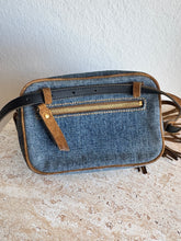 Load image into Gallery viewer, YSL - Chevron Quilted Denim Lou Belt Bag - Denim - Mini - RRP$1,765
