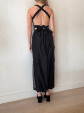 Load image into Gallery viewer, SIR - Halter Cross Back Maxi Dress - Black - 1
