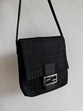 Load image into Gallery viewer, Fendi - Zucchino Crossbody Bag - Black - S
