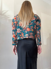 Load image into Gallery viewer, Ulla Johnson -  Esti Print Quilted Cotton Jacket - Teal - S
