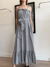 Load image into Gallery viewer, Lisa Marie Fernandez - Floral Embroidery Maxi dress - B/W - 3
