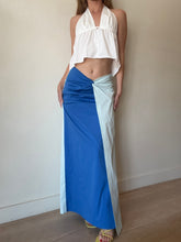 Load image into Gallery viewer, SIR - Azul Twist Midi Skirt - Ice&amp;Cobalt Blue - 1 - RRP$550

