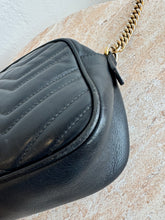 Load image into Gallery viewer, Gucci - GG Marmont small camera Crossbody bag - Black - S - RRP$3,050
