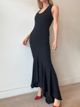Load image into Gallery viewer, Carla Zampatti - Fish tale Column Maxi Dress - Black - 6
