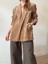 Load image into Gallery viewer, Ganni - Corduroy Blazer - Camel - 38
