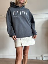 Load image into Gallery viewer, Stella McCartney - Logo Floral Hoodie - Dark Grey - 38

