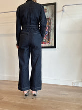 Load image into Gallery viewer, Aéryne - Birkin Denim Jumpsuit - Dark Denim - M
