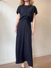Load image into Gallery viewer, Toteme - SS Ruched Column Maxi Dress - Black - 40 - RRP$1270

