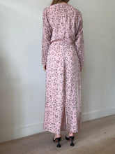 Load image into Gallery viewer, Raey - Silk Floral Midi Dress - Pink w small florals - 10
