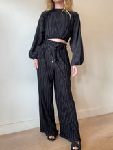 Load image into Gallery viewer, Significant Other - Pleated Marlie Top &amp; Pants set - Black - 6 - bnwt - RRP$500
