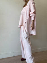 Load image into Gallery viewer, The Frankie Shop - Geogia Fluid Shirt (XXS/XXXS) &amp; Tansy Wide LegPants (S) - Pink - S
