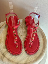 Load image into Gallery viewer, Chanel - Interlock CC Sandals - 39C - Pink
