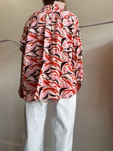 Load image into Gallery viewer, Matteau - Orange/Pink Geo Print SS Shirt - Multi - 4
